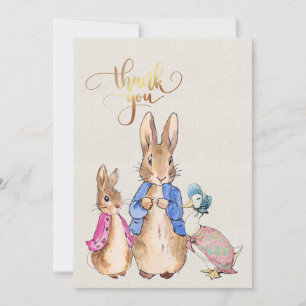 Pierre le lapin 1er anniversaire Merci