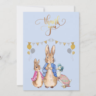 Pierre le lapin 1er anniversaire Merci