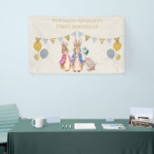 Pierre le lapin 1er bannière anniversaire (Salon professionnel)