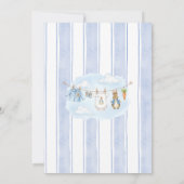 Pierre le lapin Clothesline Baby shower Merci (Dos)