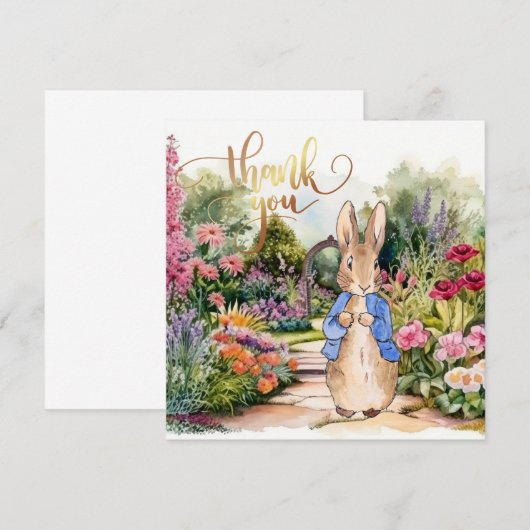 Pierre le lapin Merci (Devant / Derrière)