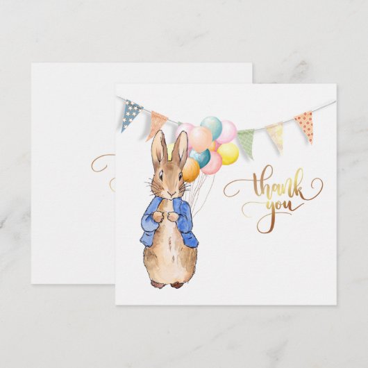 Pierre le lapin Merci (Devant / Derrière)