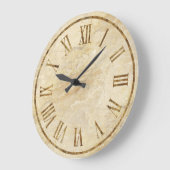 Pierre Look Roman Numérique Cuisine Mur Horloges (Angle)