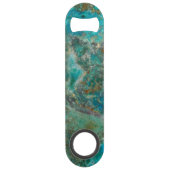 Pierre minérale bleu Chrysocolla (Devant)