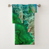 Pierre minérale Turquoise Vert Agate (En situation)