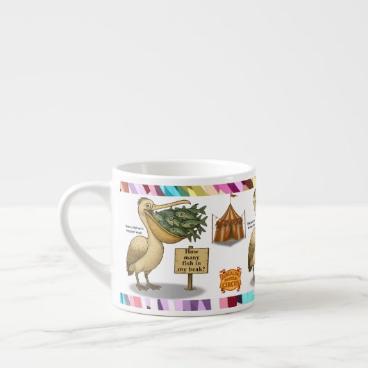 Pierre pelican's brilliant beak espresso kop (Links)