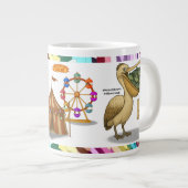 Pierre pelican's brilliant beak extra grote beker (Voorkant rechts)