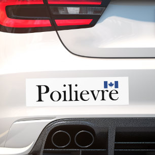 Pierre Poilievre Officiële Canadese vlag Bumpersticker