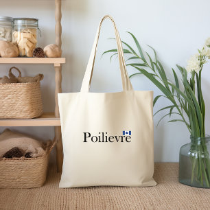 Pierre Poilievre Officiële Canadese vlag Tote Bag