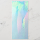 Pierre précieuse d'opale Menu élégant moderne (Dos)