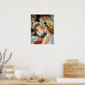 Pierre Renoir - Lunch over details van de bootpart Poster (Keuken)