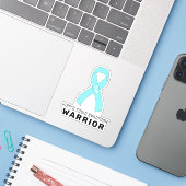 Pierre Robin Syndrome Warrior Vinyl Sticker (Laptop met iPhone)