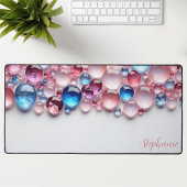 Pierre rose et bleue personnalisée