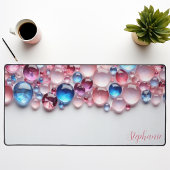 Pierre rose et bleue personnalisée