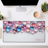 Pierre rose et bleue personnalisée