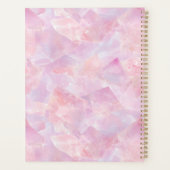 Pierre rose moderne Simple Nom personnalisé simple (Dos)