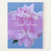 Pierre rose violet Monogramme Floral (Dos)