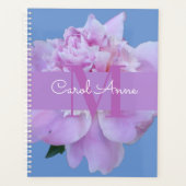 Pierre rose violet Monogramme Floral (Devant)