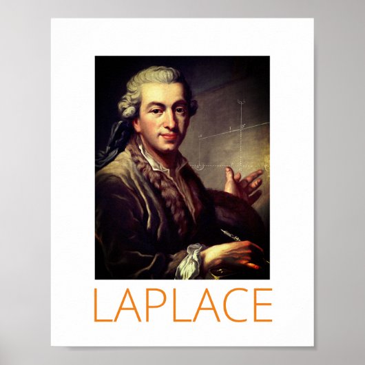 Pierre-Simon Laplace Poster (Voorkant)