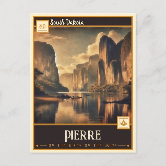 Pierre, Zuid-Dakota |  Briefkaart (Voorkant)