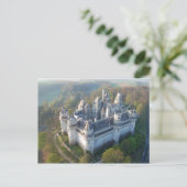 Pierrefonds Castle Briefkaart (Staand voorkant)