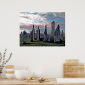 Pierres anciennes sous Pagan Skies Poster Imprimer (Cuisine)