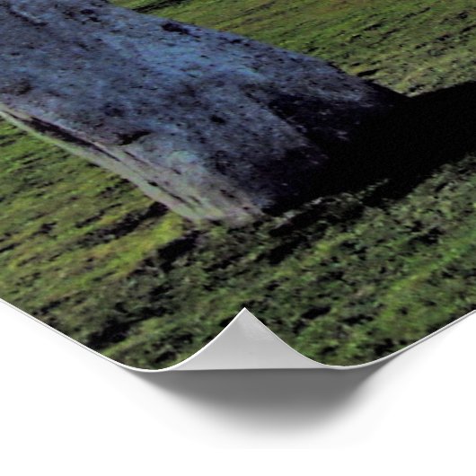 Pierres anciennes sous Pagan Skies Poster Imprimer (Coin)