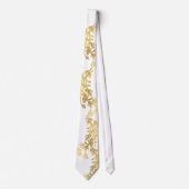 Pierres blanches en or pour hommes costume cravate (Devant)