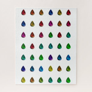 Pierres de poire dans toutes les couleurs Puzzle g