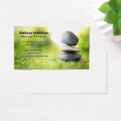 Pierres empilées en herbe (Bureau)