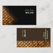 Pierres, ouvriers de pierre cartes de visite (Devant / Derrière)