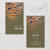 Pierres, ouvriers de pierre cartes de visite (Devant / Derrière)