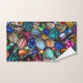 Pierres polies colorées (Serviette à main)
