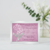 Pierres roses intégrées FAUX sur la carte de répon (Debout devant)