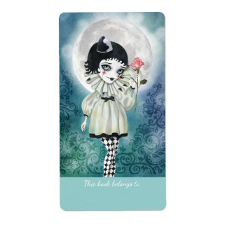 Pierrette sous la lune glacée Ex-libris Étiquettes