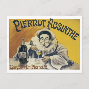 Pierrot Absinthe Briefkaart