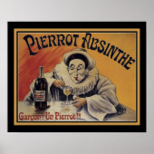  Pierrot-Absinthe Poster (Voorkant)