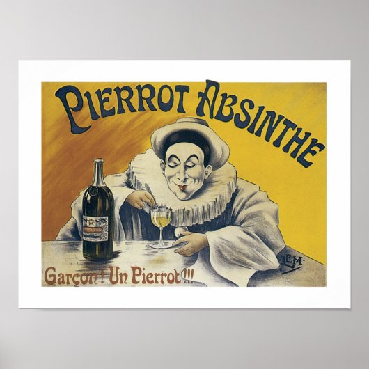 Pierrot Absinthe Poster (Voorkant)
