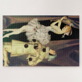 "Pierrot and Columbine" by FX Leyendecker Legpuzzel (Horizontaal)