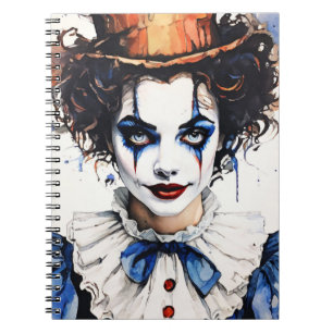 Pierrot Clown Vintage Cahier Journal