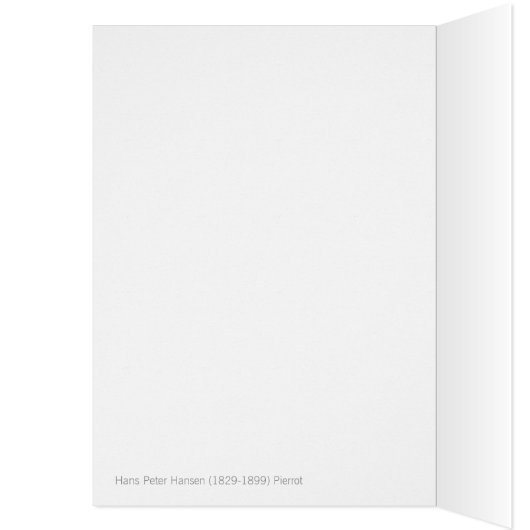 Pierrot de Hans Peter Hansen CC0740 Art danois (Intérieur (Gauche))