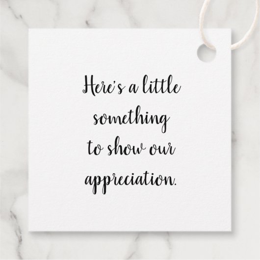 Pierrot Doll Bedankjes Labels (Achterkant)