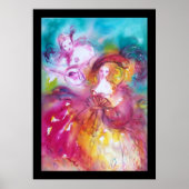 Pierrot en Arlecchina Poster (Voorkant)