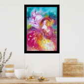 Pierrot en Arlecchina Poster (Keuken)