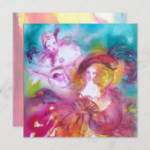 PIERROT EN ARLECCHINA Venetian Carnival, Aankondiging (Voorkant / Achterkant)