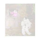 Pierrot en Columbine Notitieblok (Voorkant)