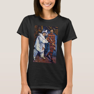 Pierrot en Harlekijn, Mardi Gras door Paul Cezanne T-shirt