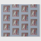 Pierrot en Harlequin Cadeaupapier (Vlak)