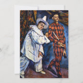 Pierrot en Harlequin, Mardi Gras van Paul Cezanne (Voorkant)