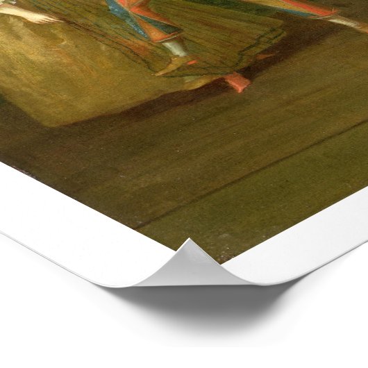 Pierrot en Harlequin Poster (Hoek)